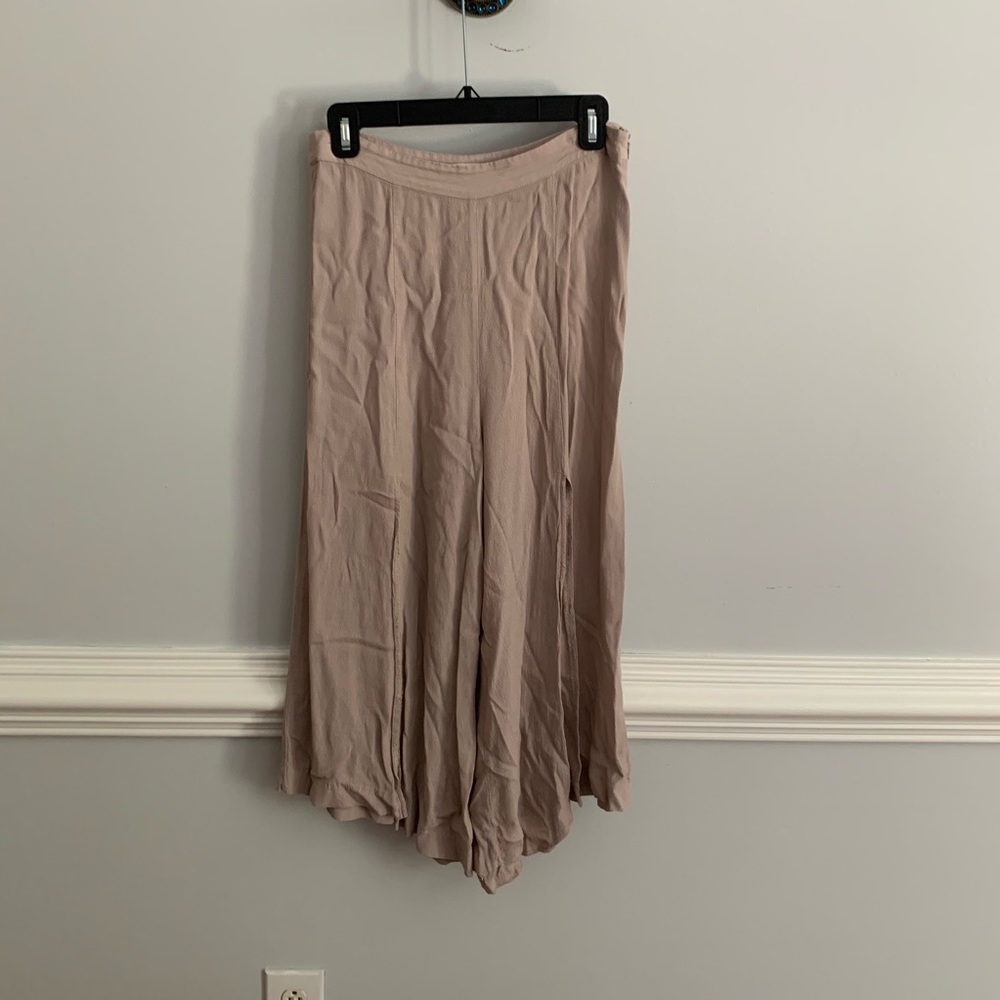 Split leg, cropped, Palazzo Pants